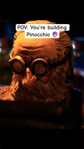 🗡️🔮 You’re building Pinocchio: Stop Motion Edition. #stopmotion #stopmotionanimation #pinocchio