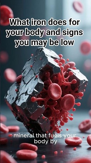 What Iron Does for Your Body + Signs You May Be Low #healthfacts