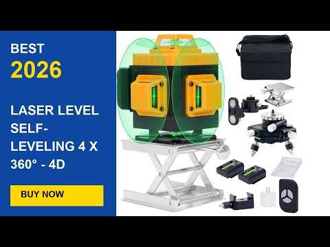 Laser Level Self-Leveling 4 x 360° - 4D Green Cross Bright Line Laser 100ft - Review 2026 in 2026