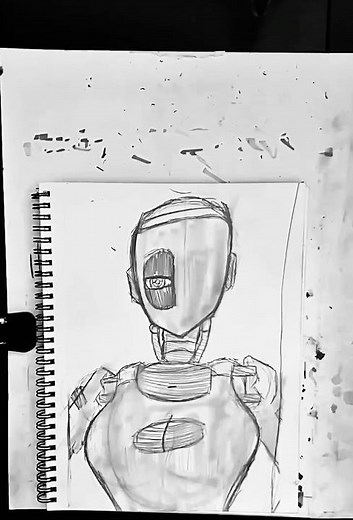 (Portal) Drawing Glados #drawing #art #anime #timelapse #sketch #portal