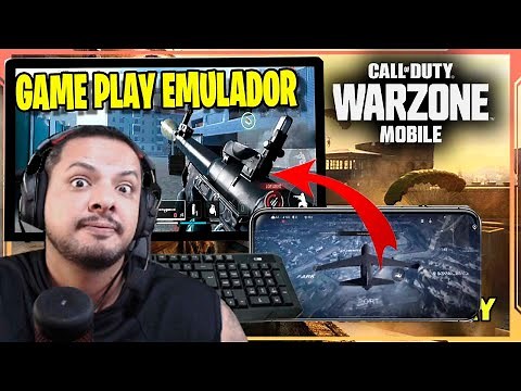 PRIMEIRA GAMEPLAY NO EMULADOR DE WARZONE MOBILE E REQUISITOS PARA RODAR NO PC #codashop