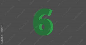 4k 3d retro 10 second color changing countdown animation ,3d colorful number Countdown from 10 to 0 on colorful retro background Stock Video