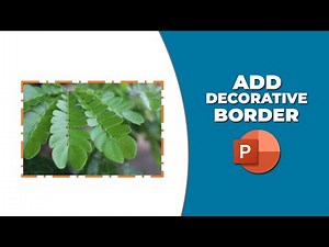 How to add a decorative border in PowerPoint