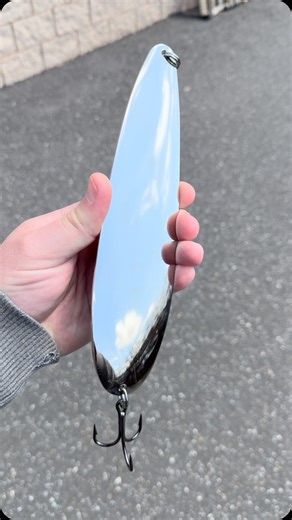 J&H Tackle on Instagram: "That chrome Nichols Ben Parker Magnum Flutter Spoon hits different! Go catch some monster striped bass! #jandhtackle #fishing #jigging @nicholsluresinc"