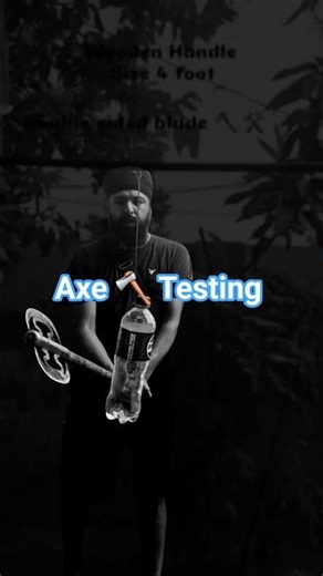 #axe Testing #gardening #camping #outdoor #selfdefense #adventure #servival #tools #viralshort