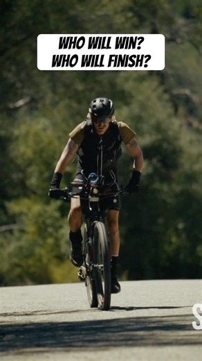 He thought he had it won until this happened #bikepacking #cycling #racing