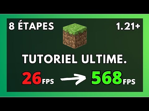 Comment BOOSTER ses FPS sur MINECRAFT 1.21 PC sur WINDOWS 11 (ÉDITION JAVA) FR