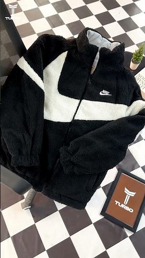 Nke Reversible Double Face Sherpa Imported Puffer Jacket