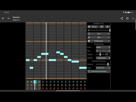 Flag band beepbox (France)