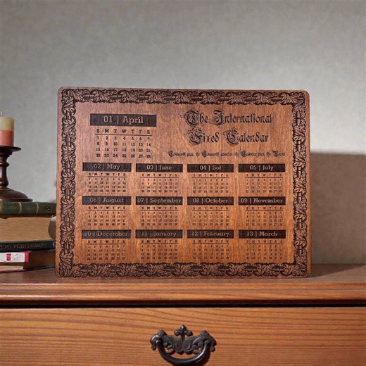 13-month Time System Calendar – the International Fixed Calendar Explained - Etsy