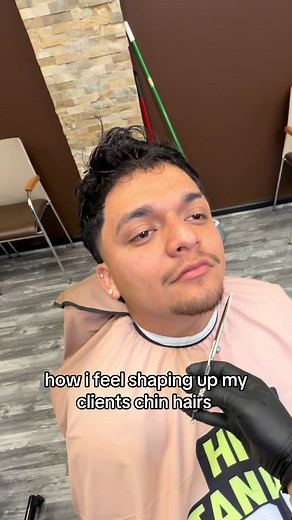 how i feel shaping up my clients chin hairs 😂 IG- @domocutit IF YOU’RE LOCATED IN THE HOUSTON 249 / WILLOWBROOK AREA 📍 & looking for a similar service, click the link in my ig bio to book your next haircut. 💈⚡️ 📲 Use Link in my bio to book 📲DM (832) 739-5198 To book 📍16929 SH-249 S, Houston, TX #houstonbarber #haircut #barber #explore
