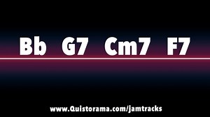 【即兴伴奏】Bb Jazz Backing Track - Medium Swing (1-6-2-5)