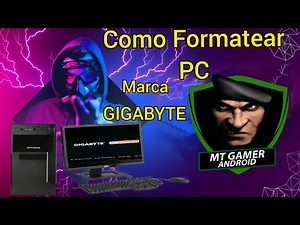 Como Formatear PC GIGABYTE DATAONE Con USB - PRACTICO Y RAPIDO