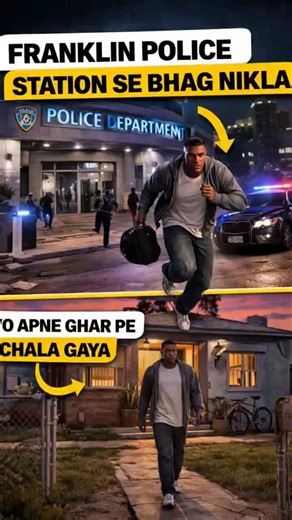 Franklin Hijacked Police Station 😂 In Indian Theft Auto #shorts #gta #gta6 #gta5