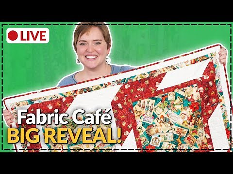 🔴 NEW Fabric Café Announcement! 🤩 | Quilt Chat Live with Hannah