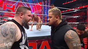 1.4M views · 61K reactions | Kevin Owens had Matt Riddle’s back on Monday Night WWE Raw after his original tag team partner, Elias, was ambushed by Jimmy & Jey Uso, Solo Sikoa, and Sami Zayn backstage before their scheduled match for the Undisputed WWE Tag Team Championship. | WWE on FOX | Facebook
