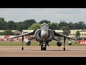 Harrier II EAV-8B+ Spanish NAVY arrival at RAF Fairford RIAT 2019 AirShow