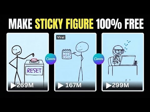 I Made a stick figure Animation Using Free Ai Tools |