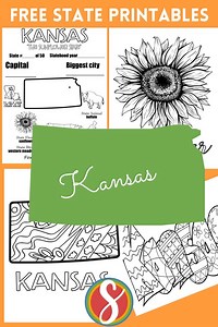 Free Kansas Coloring Pages — Stevie Doodles