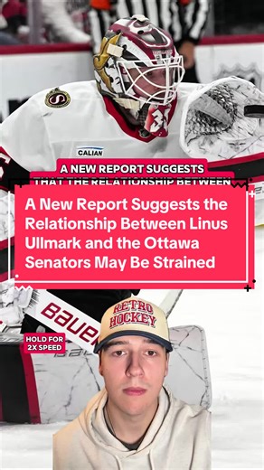 A New Report Suggests the Relationship Between Linus Ullmark and the Ottawa Senators May Be Strained #nhl #linusullmark #ottawasenators #bostonbruins #hockey