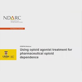 Using opioid agonist treatment for pharmaceutical opioid dependence