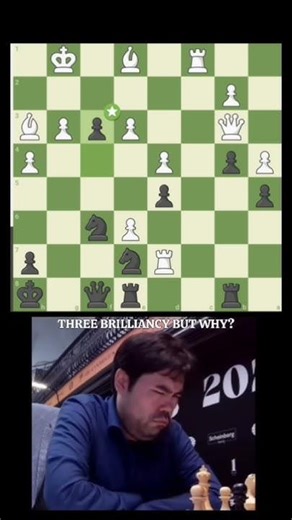 THREE BRILLIANCY BUT WHY????? #shorts #chess #shortsviral #chessgame #gukesh