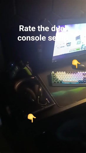 Rate the dual console setup #gamingsetups #gaming #gamingsetup #gamer #setup #gameroom #dreamsetup