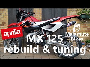 aprilia MX 125 (2005) Rebuild, Tuning & Sound - A Two Stroke Supermoto Story