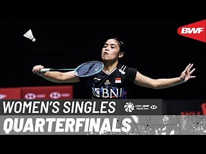 KFF Singapore Badminton Open 2024 | Wang Zhi Yi (CHN) [7] vs. Gregoria Mariska Tunjung (INA) | QF