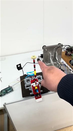 LEGO Pendubot (Arm-driven Inverted Pendulum) Using Roller485