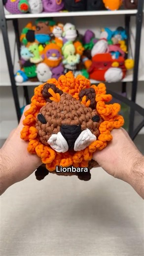 now I wish lionbara's were real 🥹🥹🥹 #thewoobles #crochet #crafting