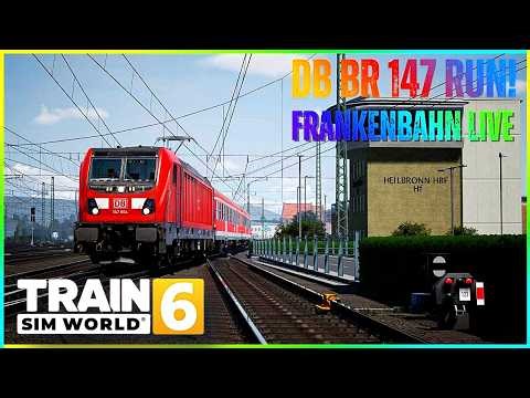 Stuttgart → Heilbronn Full Run 🚄 DB BR 147 | TSW 6 Gameplay