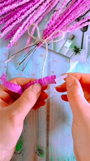 How to Make Paper Flower Sticks for Bouquets
