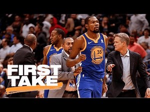 First Take reacts to Kevin Durant's ejection after fight with DeMarcus Cousins | First Take | ESPN