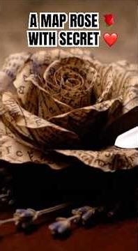 The Traveler’s Compass — A Map Rose with a Secret Heart
