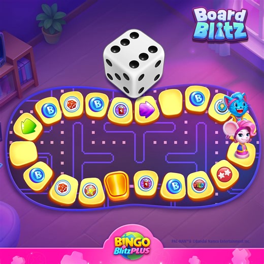 # **Roll the Dice with Board Blitz 🎲♟️** It’s time to have more fun in Bingo Blitz and put your brain to work in the PLUS group! We’re rolling the dice and moving across the Board Blitz board, but who miscounted the tiles? 👀 Blitzy or Moxie? Think you’ve got it? Drop your answer in the comments: 🐱 - for Blitzy and 🐭 for Moxie. Let’s see who’s got the sharpest PLUSer logic 🧠💬 Your weekly gift >> [https://link.bingoblitz.com/ed6qoYxpjw7](https://link.bingoblitz.com/ed6qoYxpjw7) | Bingo Blitz
