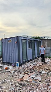 Nhà container 20 feet cải tạo thành nhà ở — không cần thổ cư, có thể cẩu di dời