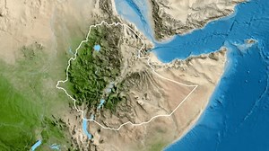 Ethiopia On Globe Outline Satellite No Stock Footage Video (100% Royalty-free) 1111239129 | Shutterstock