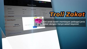 6.9K views · 364 reactions | Layari www.zakat.com.my Dengan portal ciri-ciri terkini ini, ianya lebih mudah,cepat & selamat  Resit online  Auto Kalkulator  Troli Zakat  Chatbot Zakat  Video Tutorial #lagimudah #YEZ #YearEndZakat Segalanya hujung dijari | Pusat Pungutan Zakat | Facebook