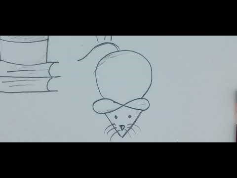 Very easy mouse 🐁 Drawing| simply draw | kids drawing