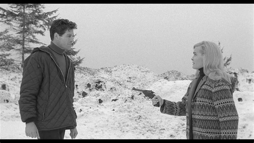TEN LITTLE INDIANS (1965)In this Agatha Christie film adaptation, a "Whodunit Break" was inserted to recap the 8 murders before the movie continued to its climax. Netflix must love this idea.