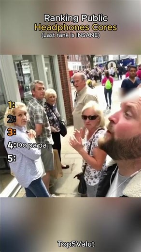 Ranking funniest public Headphones moments 🤣 #viral #headphones #short