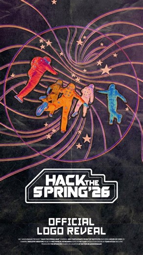Hack The Spring '26 on Instagram: "Official Logo Reveal. Did you guess it right? #hackthespring26 #gandhinagar #ahmedabad #hackathon #techfest"