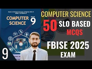 Federal Board 50 MCQs | SLO-Based | Computer Science Class 9 #class9computer