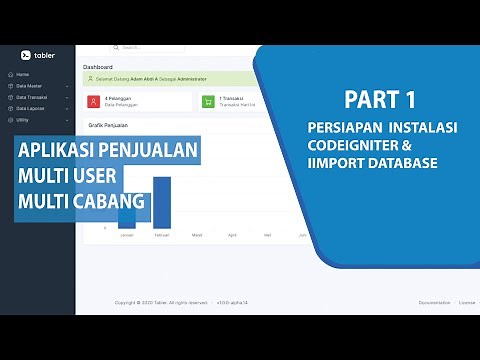 Aplikasi Penjualan Dengan Codeigniter - PART 1 - Install Codeigniter & Import Database