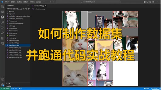 实战演示—深度学习如何制作数据集，并跑通代码