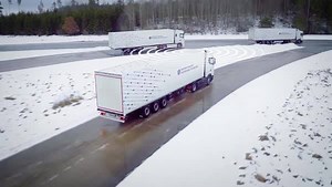 1.5M views · 10K shares | Scania semi-autonomous platooning brings trucks together in a closely-aligned convoy (or ‘platoon’). Connected to the leading truck through electronic coupling, drivers in following trucks can work or rest during autonomous mode. This film features future technology and solutions that are presently not commercially available from Scania. | Scania Group | Facebook