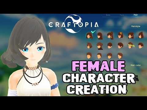 Craftopia female character creation