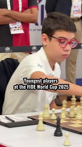 263K views · 2.7K reactions | Meet the youngest players competing at the FIDE World Cup 2025!  The future of chess is here! ♟️ #FIDEWorldCup | FIDE - International Chess Federation | Facebook