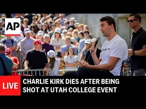 LIVE: Charlie Kirk dies after being shot at Utah college event